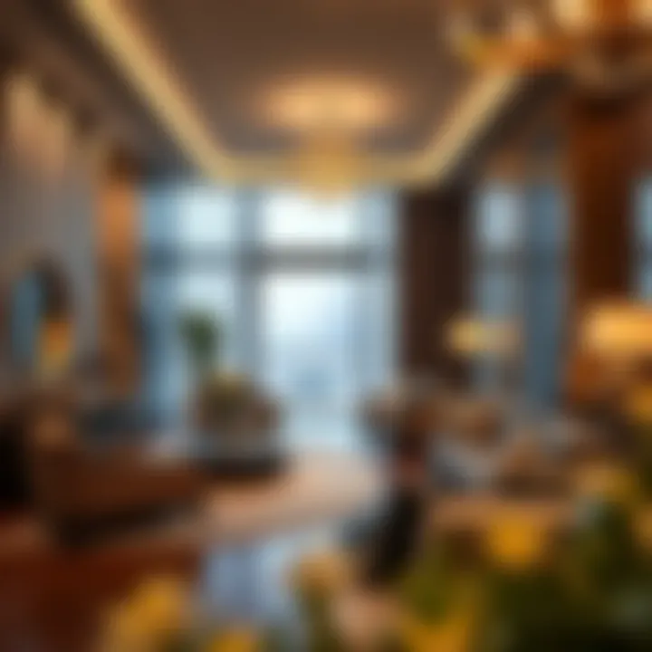 Interior design elements of Moosa Tower 2 highlighting modern luxury