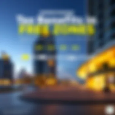 Infographic of tax incentives available in Dubai's Free Zones