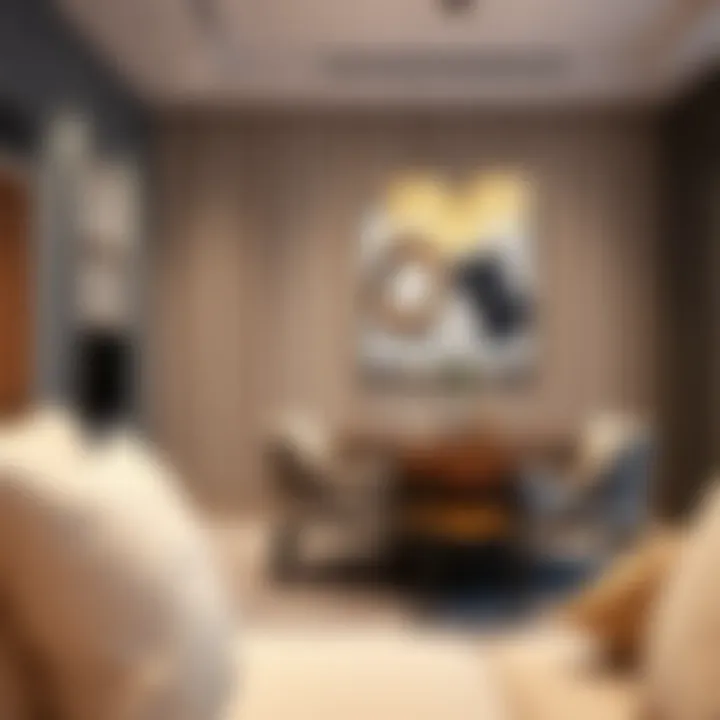 Chic Dining Space for Renters Dining area in a stylish studio apartment