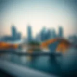 Modern skyline of Dubai showcasing architectural innovation