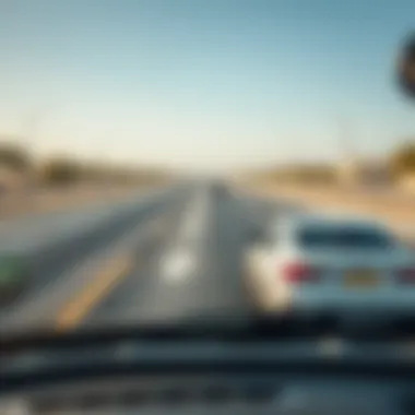 Road test scenario in UAE