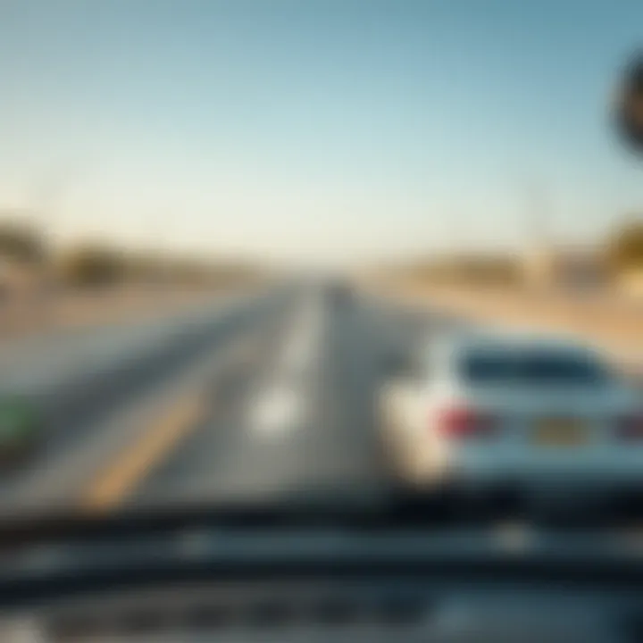 Road test scenario in UAE