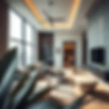 Modern apartment showcasing contemporary interior design