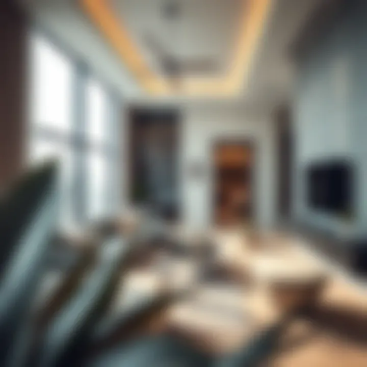 Modern apartment showcasing contemporary interior design