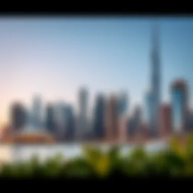 Stunning skyline of Dubai showcasing modern architecture