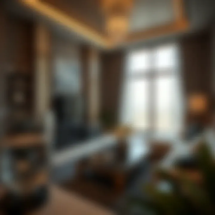 Interior of a luxurious apartment in Sapphire Tower