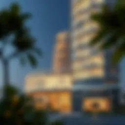 Stunning exterior view of Silver Tower showcasing its unique architectural design