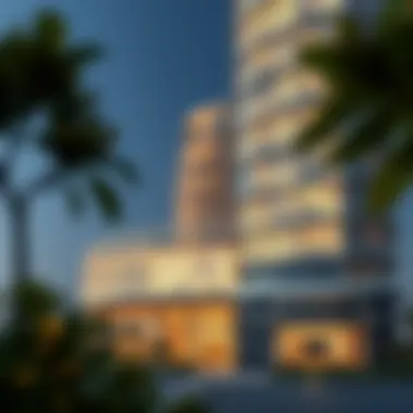 Stunning exterior view of Silver Tower showcasing its unique architectural design