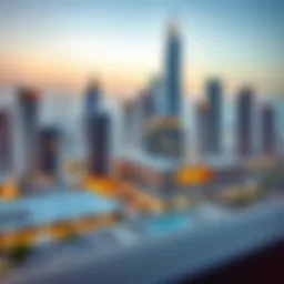 Stunning skyline view of Soho properties in Dubai