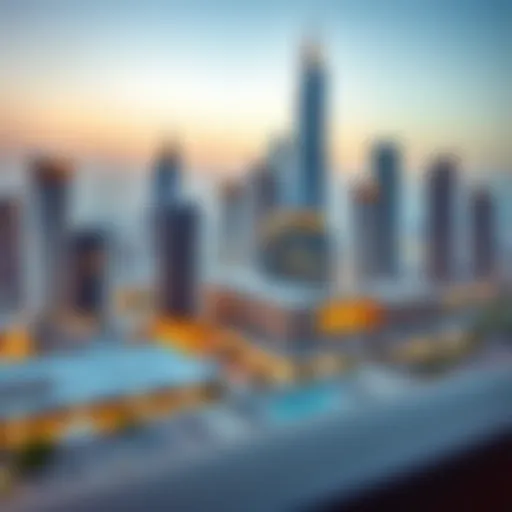 Soho Properties Skyline Stunning skyline view of Soho properties in Dubai