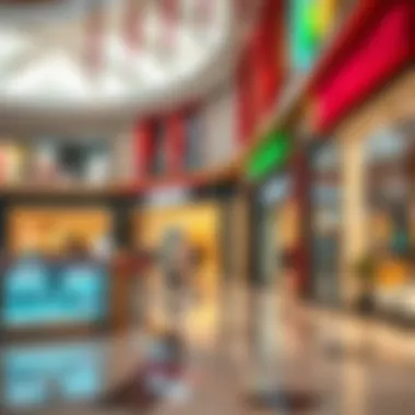 Comparative analysis chart of retail trends in Dubai's market