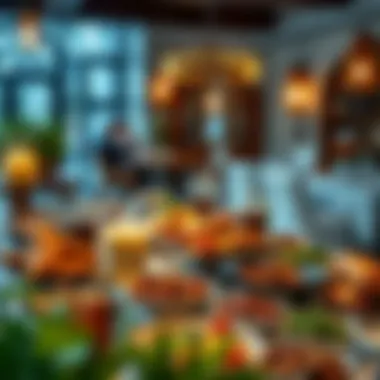 Traditional suhoor spread showcasing local delicacies