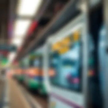 Public transport options highlighting transportation expenses