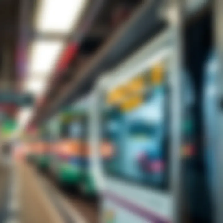 Public transport options highlighting transportation expenses