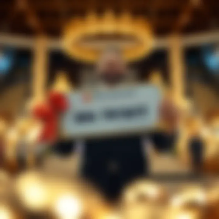 The Joy of Winning the Big Ticket A winner holding their Big Ticket prize with excitement.