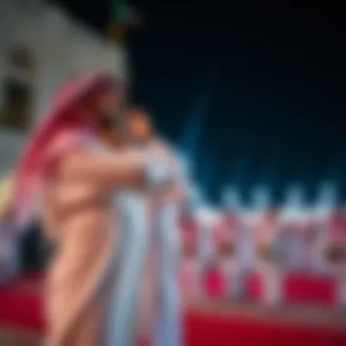 Emirati Cultural Performances Celebrating National Day Traditional Emirati cultural performances during the National Day festivities