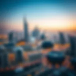 A panoramic view of iconic UAE skyline