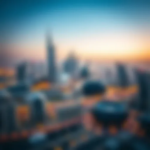 UAE Skyline: A Symbol of Modernity and Safety A panoramic view of iconic UAE skyline