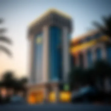 Governance and Law Enforcement in the UAE Government building showcasing UAE's governance