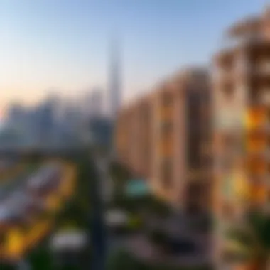 Dubai Real Estate Dynamics Dubai skyline with real estate properties