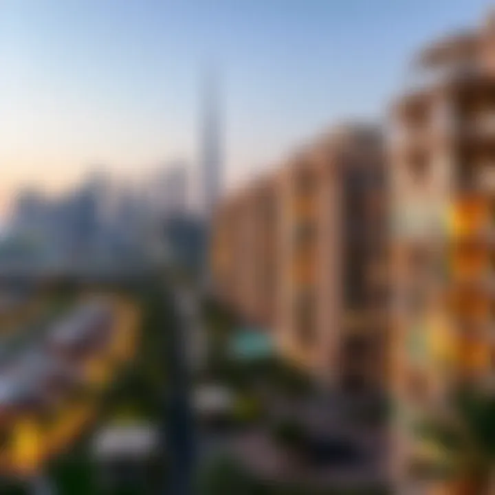 Dubai Real Estate Dynamics Dubai skyline with real estate properties