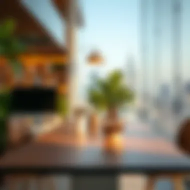 Creative Workspaces: The Heart of Freelancing in Dubai A professional workspace in Dubai emphasizing creativity