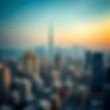 Aerial view of Dubai skyline showcasing various residential areas.