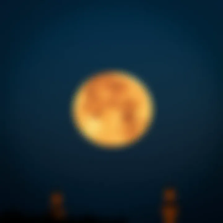 Lunar calendar highlighting Ramadan