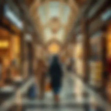 Shopping scene during Ramadan