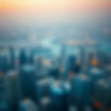 Aerial view of Dubai's skyline representing the rental market.