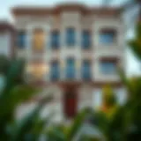 Stunning architectural facade of a residential building in Mudon