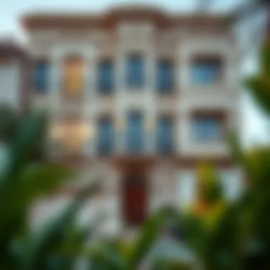 Architectural Elegance in Mudon Stunning architectural facade of a residential building in Mudon