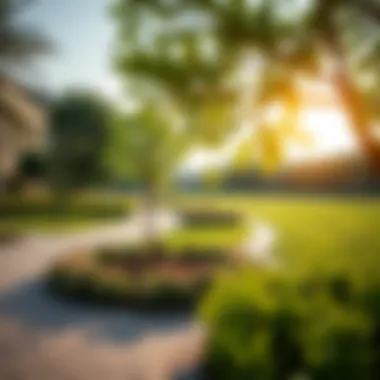 Vibrant Green Spaces in the Community Lush green parks and recreational areas in Mudon