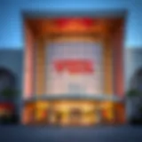 Exterior view of Vox Cinema showcasing modern architecture