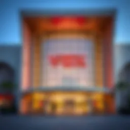 Exterior view of Vox Cinema showcasing modern architecture