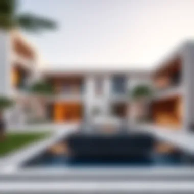 Elegant Architectural Design in Yas Water Edge Modern architectural design of a villa in Yas Water Edge